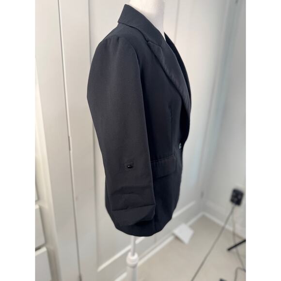 Maeve Black Blazer Size 6P Single Button - Picture 4 of 10